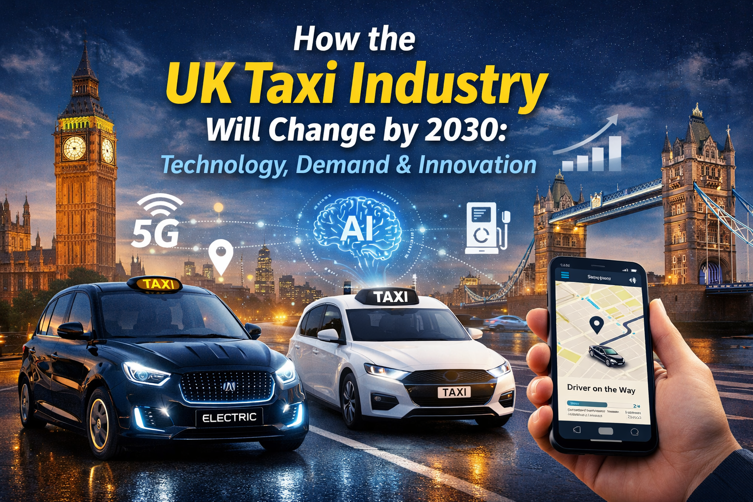 UK Taxi & Minicab Industry Forecast 2026–2030: Growth, Tech & Future Insights